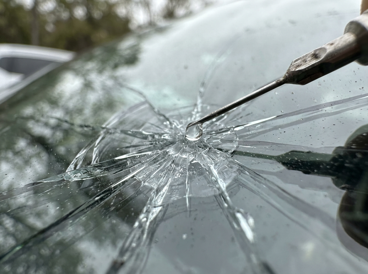Stabilising the run — Windshield Crack Repair