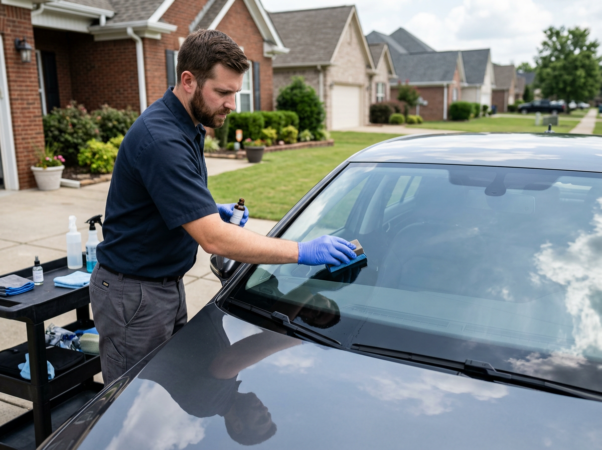 Applied at your location — Ceramic Glass Coating