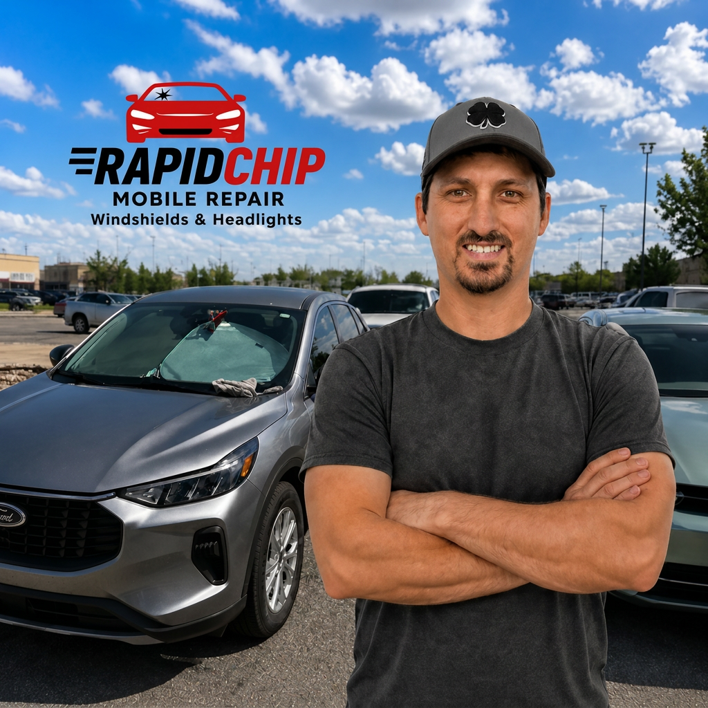 Nash Jeppsen, owner of RapidChip Mobile Repair LLC