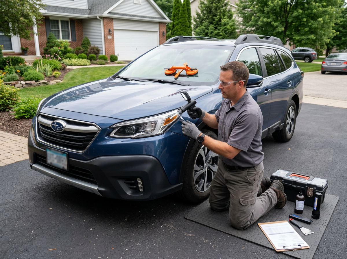 Repair on site during Insurance-Friendly Windshield Repair